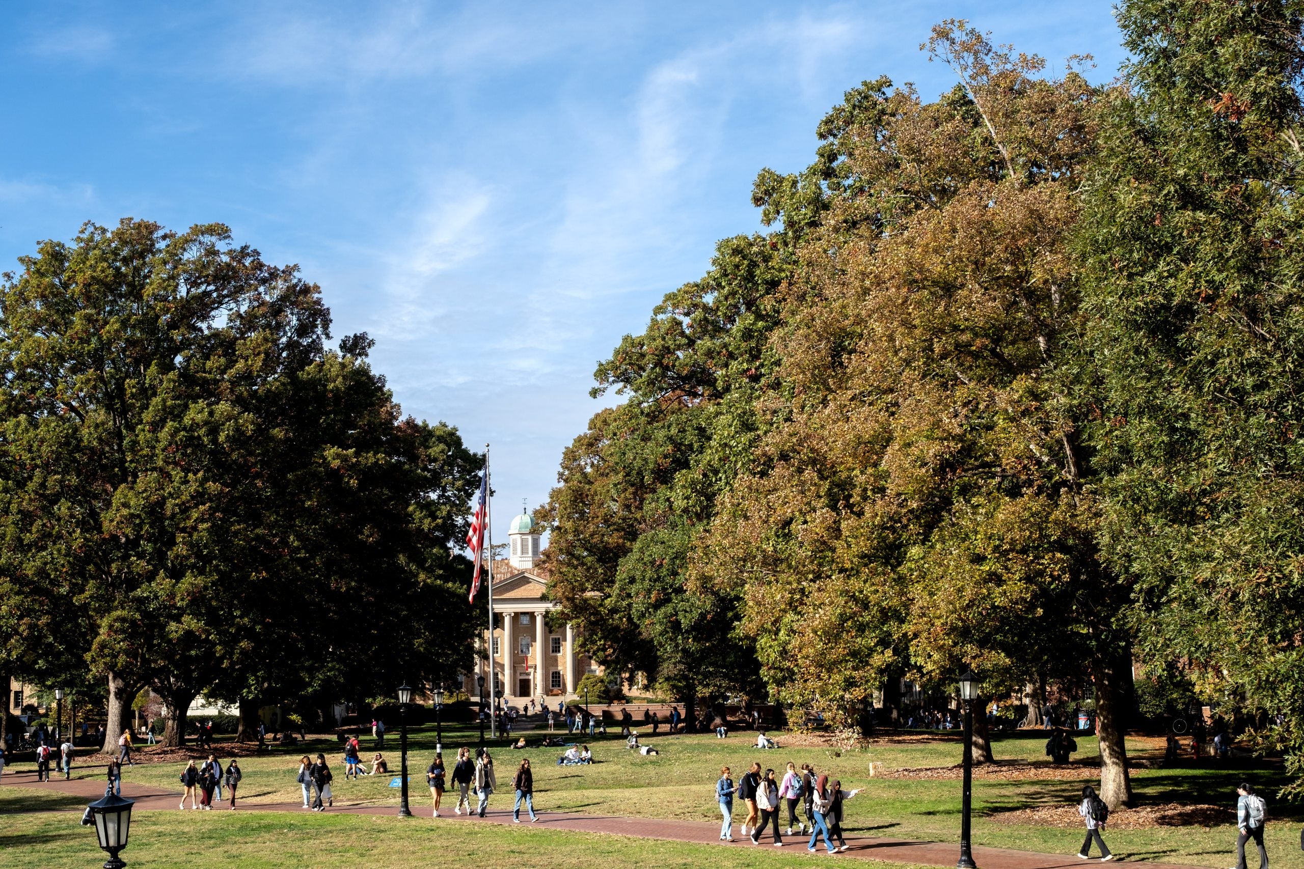 Polk Place at UNC-Chapel Hill