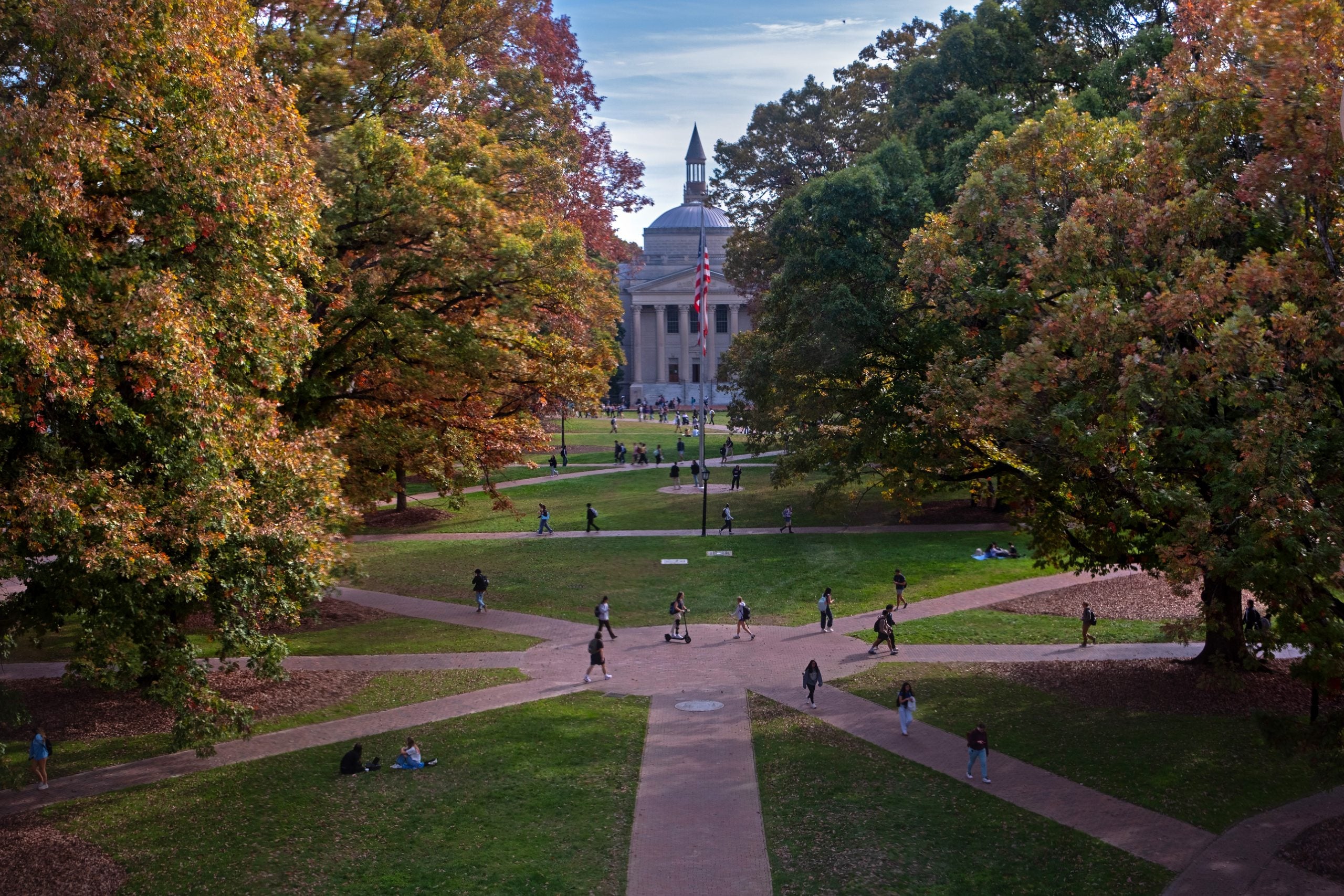 Polk Place at UNC-Chapel Hill