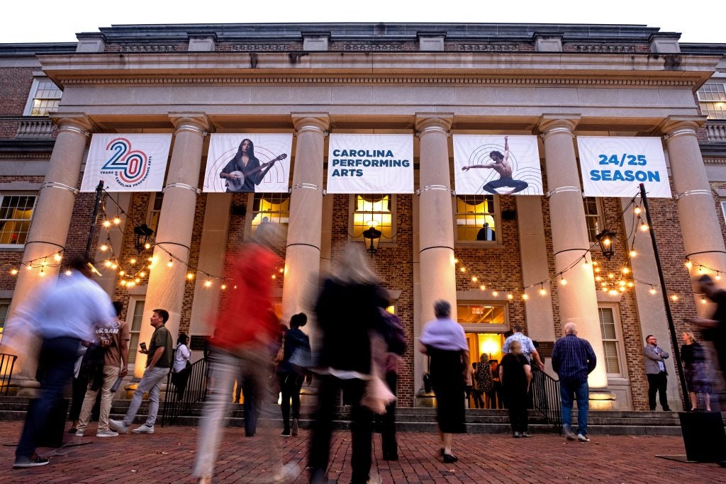 Exterior of Memorial Hall on the campus of U.N.C Chapel Hill