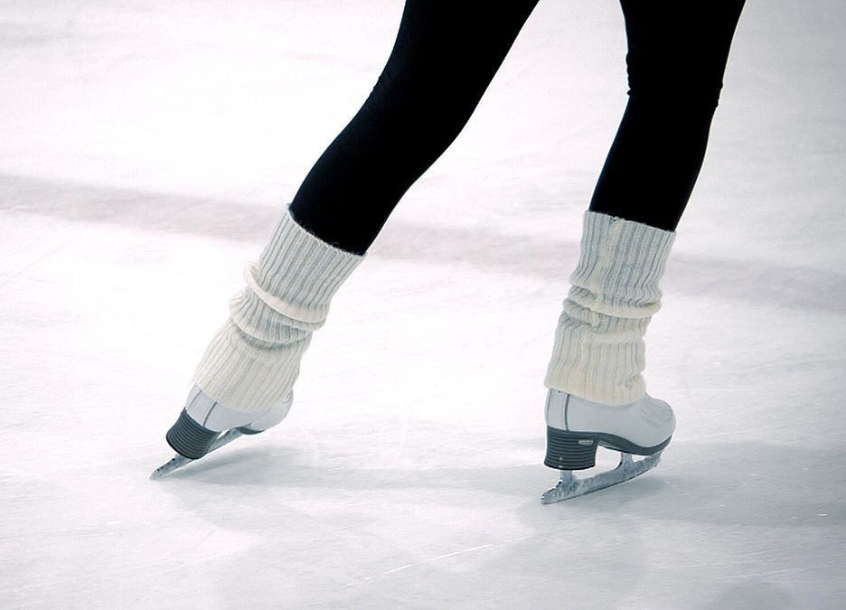 a person ice skating.