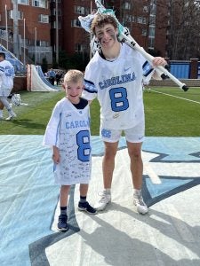 Noah Clifton next to Owen Duffy.