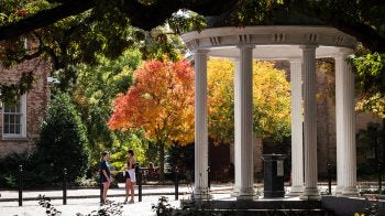 A photo of the Old Well found on U.N.C. campus.