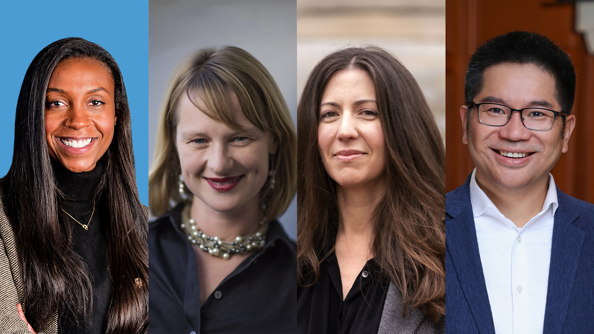 Collage image of four AI experts