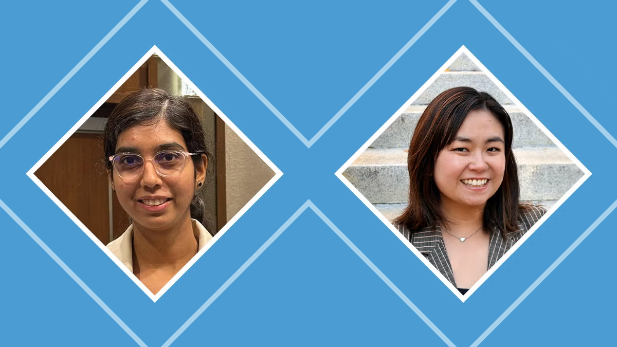 Vaidehi Patil on the left and Vivi Ito on the right, in a graphic image.