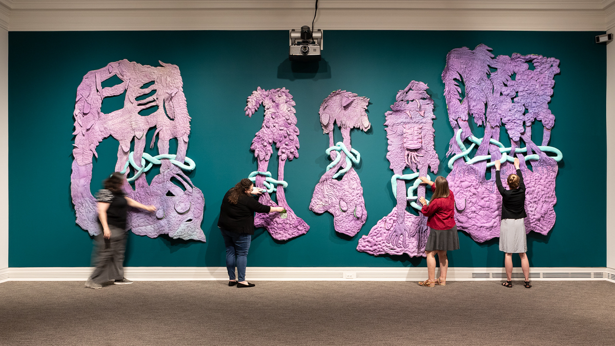 Observers looking at 