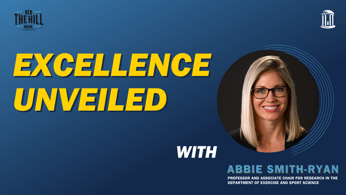 Graphic with the WCHL and UNC-Chapel Hill logos in the upper left and right corners, respectively, and large text reading: 