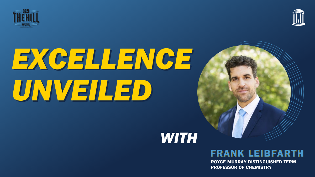 Graphic with photo of Frank Leibfarth and text that says 